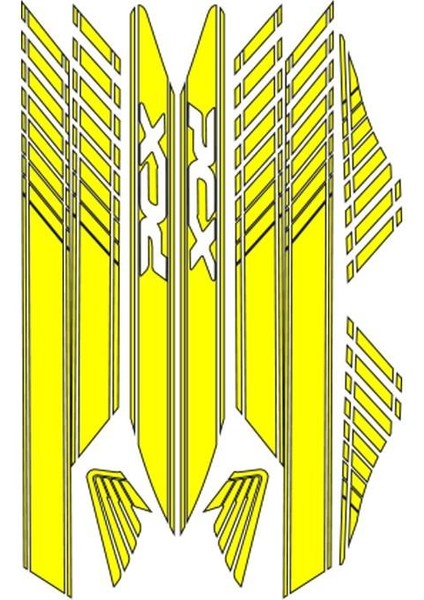 Yamaha Uyumlu Honda Pcx 2014 - 2017 Sticker Set 005