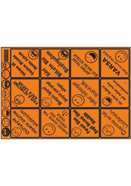 SEVEN KARDEŞLER A5 Sticker 042 Tek Paket Çoklu Sticker
