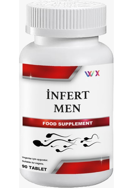 Wx Infert Men Gıda Takviyesi 90 Tablet