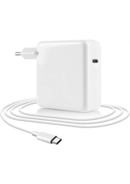 30W Macbook Pro Şarj Aleti Set 2m Type-C To Type-C Kablolu