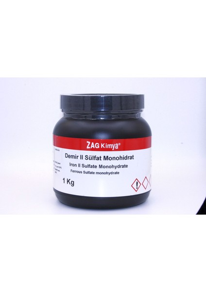 Demir Iı Sülfat Monohidrat, Tech Grade 1kg