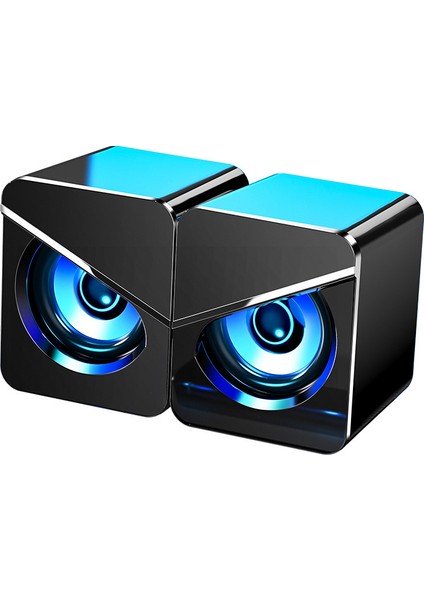USB Kablolubilgisayar Hoparlörü 4d Stereo - Siyah (Yurt Dışından)