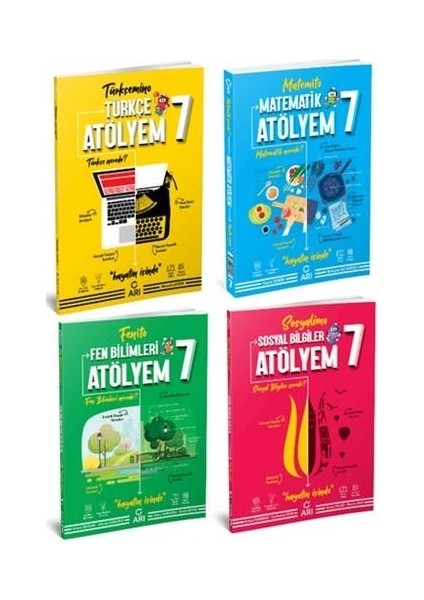 7.Sınıf Atölyem Set 4 Kitap