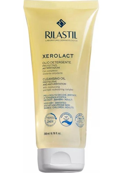Xerolact Çok Kuru Ciltler Için Temizleyici Yağ 200 ml