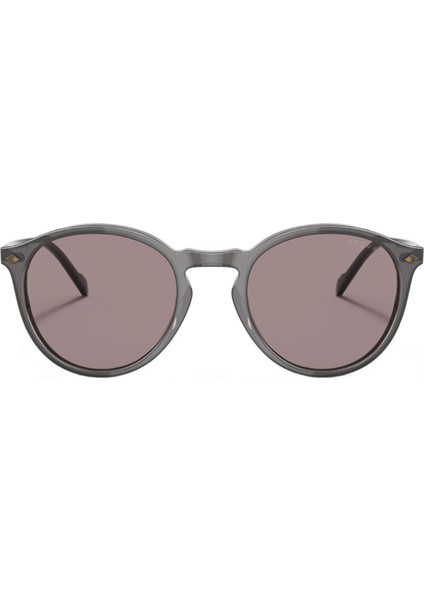 5432S 29237N 51 Unisex Füme Yuvarlak Çerçeve Güneş Gözlüğü