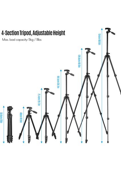 Q160HA Profesyonel Video Tripod Yatay Montajlı (Yurt Dışından)