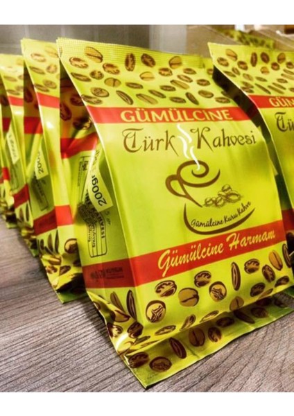 Gümülcine Kuru Kahve Gümülcine Harmanı Türk Kahvesi 100 gr x 10 Adet