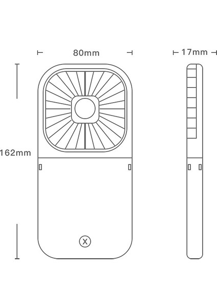 Elektrokaplatma Handhd Fan Pembesi (Yurt Dışından)