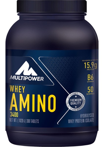 Whey Amino 3400 300 Tablet