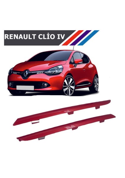 Esey Renault Clio 4 Panjur Çıtası Sağ & Sol Takım Kırmızı 620723341K modelleri