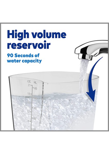 WP-660 600ML 7 Jet Ucu Elektrikli Ağız Duşu Beyaz