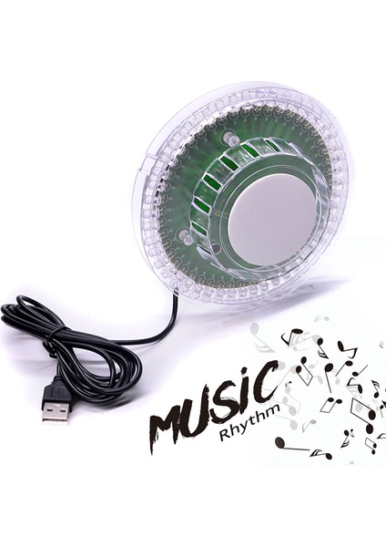 Sese Duyarlı Ufo Döner Sahne Işığı Rgb LED Parti Işığı Doğum Günü Kına Nişan Düğün Yılbaşı