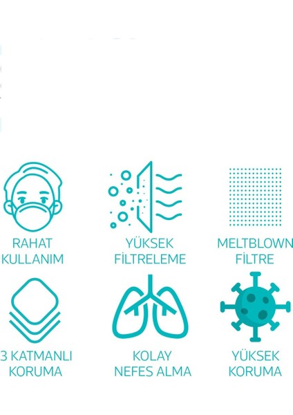 Medizer Full Ultrasonik Burun Telli Cerrahi Kız Çocuk Maskesi 100 Adet