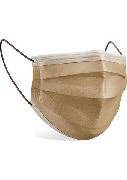 Meltblown Sütlü Kahverengi Cerrahi Maske 150 Adet fiyatları