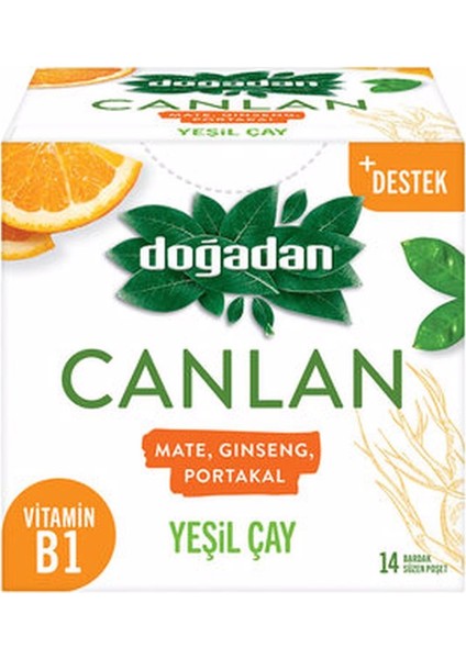 Canlan Yeşil Çay 14'lü 24 G