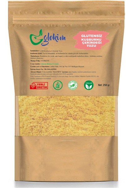 Kuşburnu Çekirdeği Tozu 1000 gr- Glutensiz