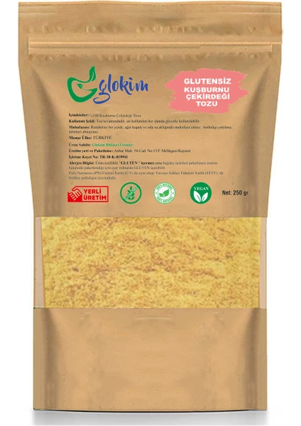 Kuşburnu Çekirdeği  Tozu 1000 gr-  Glutensiz