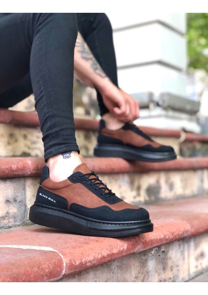 ER0238 Erb Yüksek Taban Taba Siyah Bağcıklı Erkek Ayakkabı fiyatları