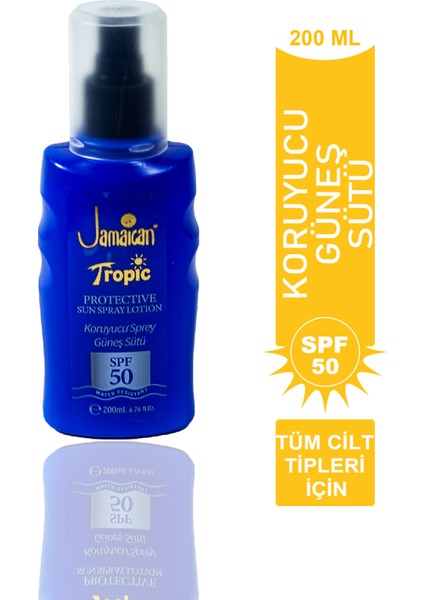 Güneş Krem Sprey 50 Spf Sun Protection 200 Ml. SUNDEPA1003