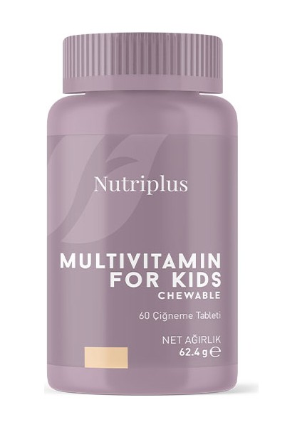 Nutrıplus Multıvıtamın Çocuk 6 Çiğneme Tableti