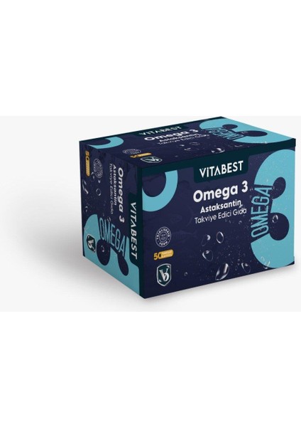 Omega 3 Astaksantin 50 Yumuşak Kapsül