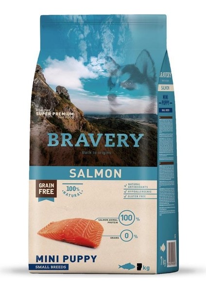 Tahılsız Somonlu Küçük Irk Yavru Köpek Maması 7 kg