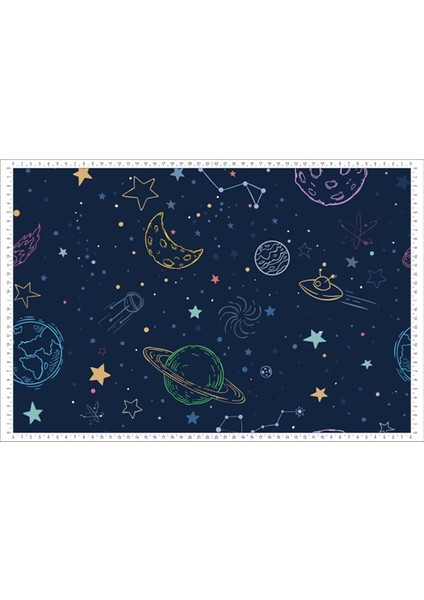 Uzay / Space Sticker - Laptop Kapak Etiketi - Ajanda Kapak Etiketi