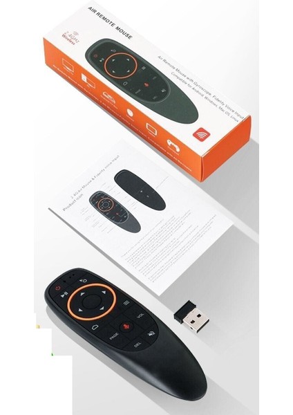 G10S Air Mouse Voıce Control Seslı Komut Hava Hareket Kumanda Tv Box Bılgısayar Akıllı G10 Hava Fare Ses Yardimci Medya Uzaktan Kumanda G10 Kumanda fiyatları
