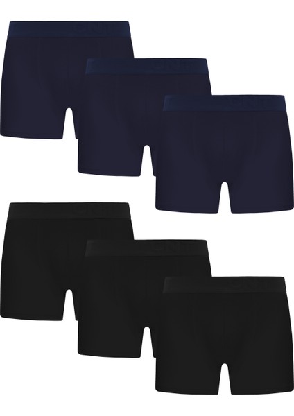 Erkek Boxer Likralı 6'lı Premium Paket