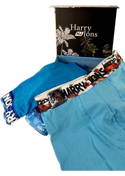 Surf Premium Kutulu 3 Adet Erkek Boxer Hediyelik Kutu