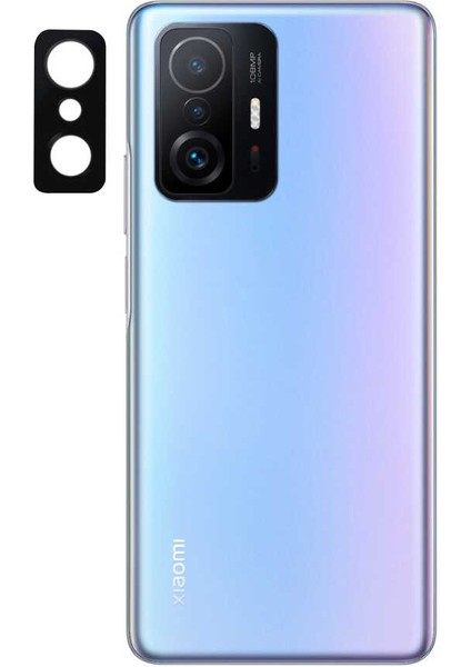 - Xiaomi Mi 11T Pro 5g - Kamera Lens Koruyucu 3D Kamera Camı