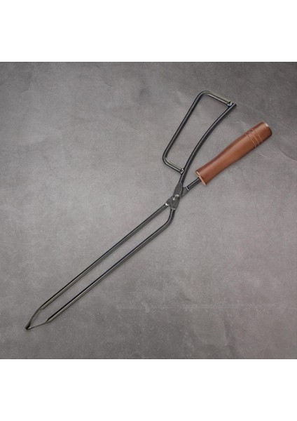 Şömine Tong Soba Günlüğü Ahşap Yandırma Piknik Kamp Ateşi Yemek Barbekü Yangın Maşa (Yurt Dışından) indirimleri