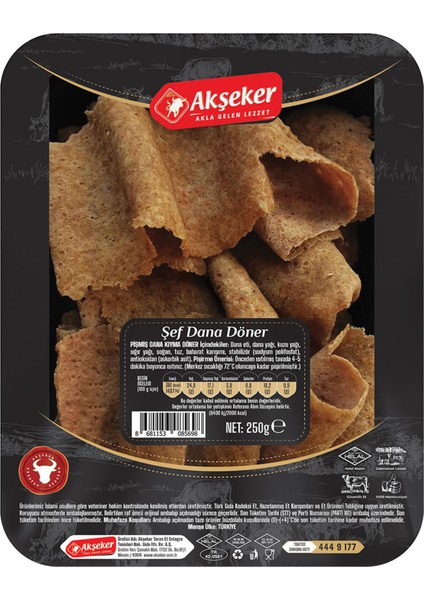 Şef Dana Döner 250 gr