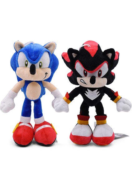 25CM 2 Adet Sonic Peluş Bebek Oyuncak (Yurt Dışından)