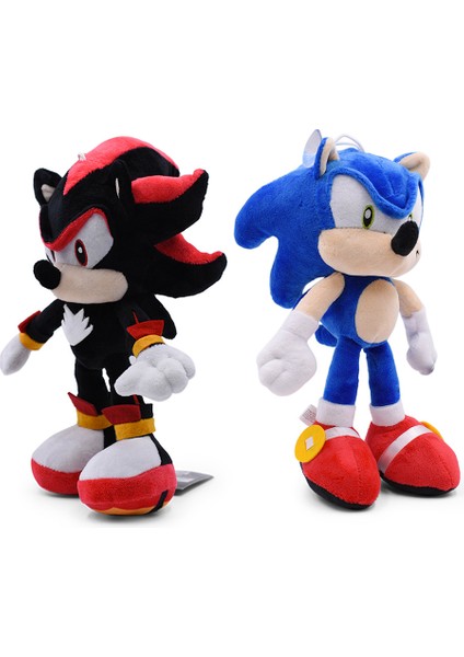 25CM 2 Adet Sonic Peluş Bebek Oyuncak (Yurt Dışından)