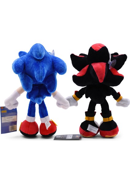 25CM 2 Adet Sonic Peluş Bebek Oyuncak (Yurt Dışından)