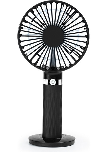 S8 Taşınabilir Sessiz El Handhd Masaüstü Ectric Fan Siyah (Yurt Dışından)