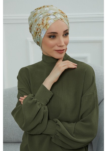 Desenli Tesettür Bone,desen 27,b-9yd