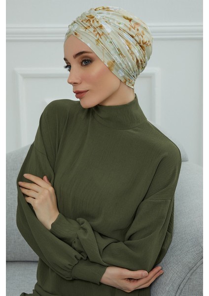 Desenli Tesettür Bone,desen 27,b-9yd