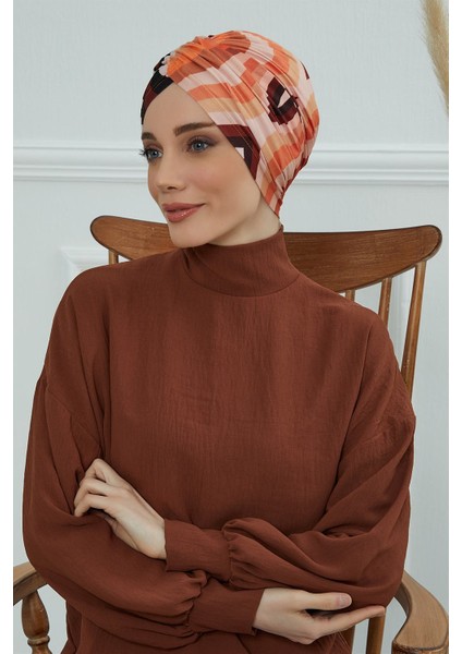 Desenli Tesettür Bone,desen 35,b-9yd