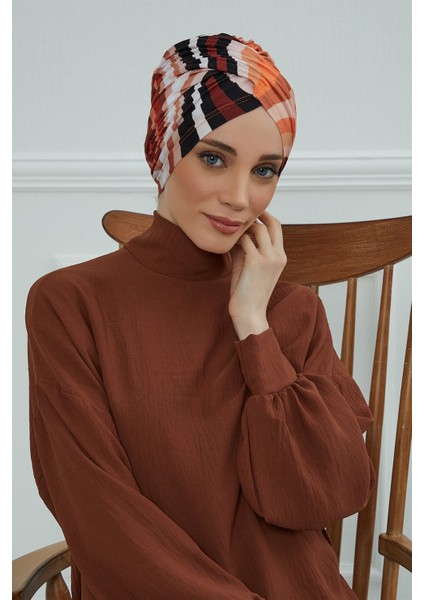Desenli Tesettür Bone,desen 35,b-9yd