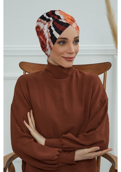 Desenli Tesettür Bone,desen 35,b-9yd