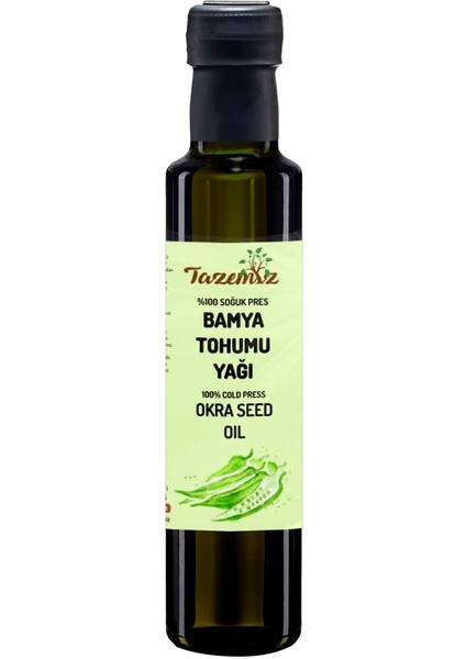 Bamya Tohumu Yağı Soğuk Sıkım 250 ml