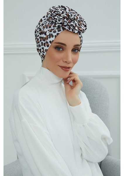 Güllü Penye Desenli Bone,desen 29,B-21YD