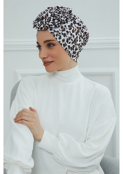 Güllü Penye Desenli Bone,desen 29,B-21YD