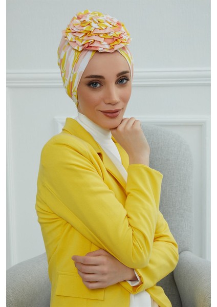 Güllü Penye Desenli Bone,desen 31,B-21YD