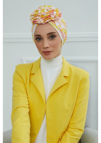 Güllü Penye Desenli Bone,desen 31,B-21YD