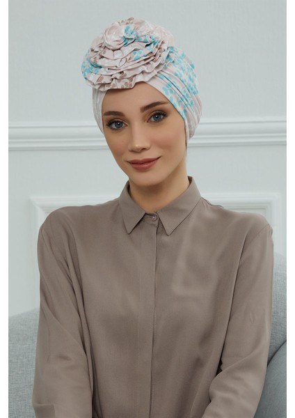 Güllü Penye Desenli Bone,desen 30,B-21YD