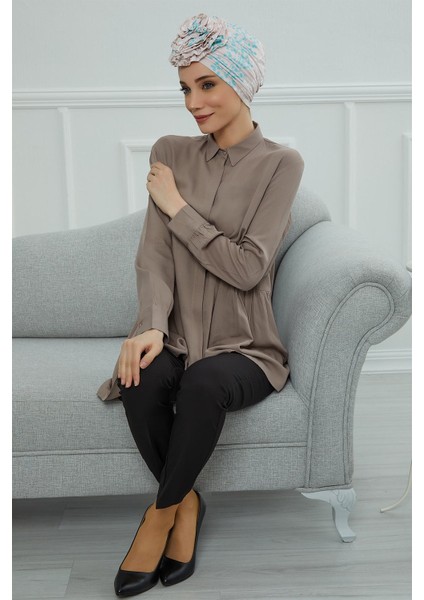 Güllü Penye Desenli Bone,desen 30,B-21YD