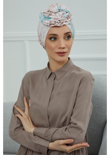Güllü Penye Desenli Bone,desen 30,B-21YD